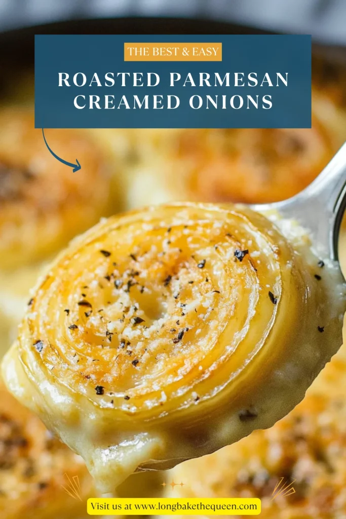 Roasted Parmesan Creamed Onions